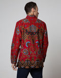 Arjuna Weda Kemeja Batik Kembang Kipas