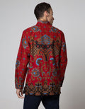 Arjuna Weda Kemeja Batik Kembang Kipas