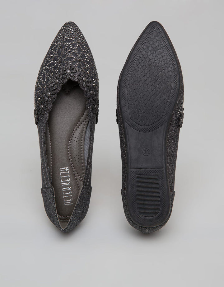 Peter Keiza Flatshoes Flower Detail Amante