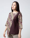 Connexion Long Sleeve Blouse Plain Batik Lurus