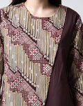 Connexion Long Sleeve Blouse Plain Batik Lurus