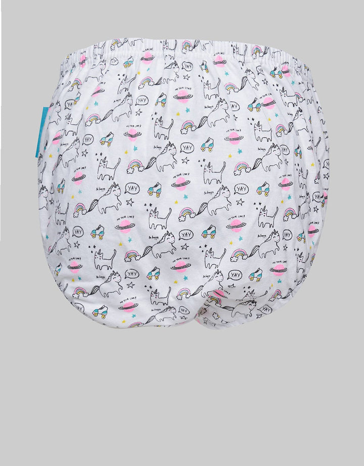 Kidz Too Brief Pack 3 Underwear Girls Unicorn 