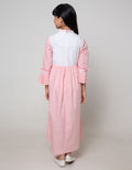 Kidz Too Long Sleeve Maxi Dress Bamus Chest Folded Embroidered
