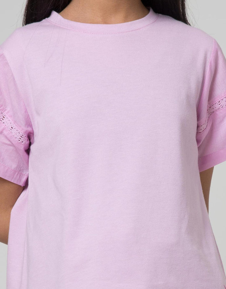 Aero Kids Short Sleeve T-Shirt Fashion Tee With Embro