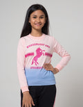 Aero Kids Long Sleeve T-Shirt Kindergarten Unicorn Standing