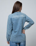 Nevada Long Sleeve Denim Shirt Women