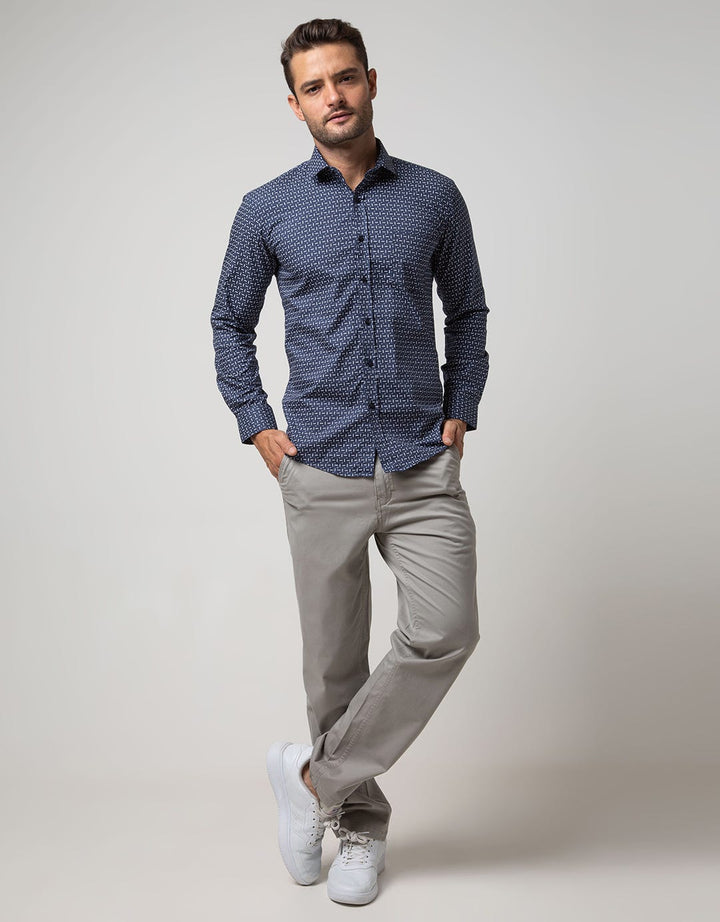 Stanley Adams Shirt Print Verti
