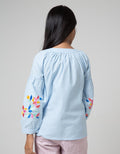 Aero Kids Long Sleeve Blouse Top Woven Hand Embroidery