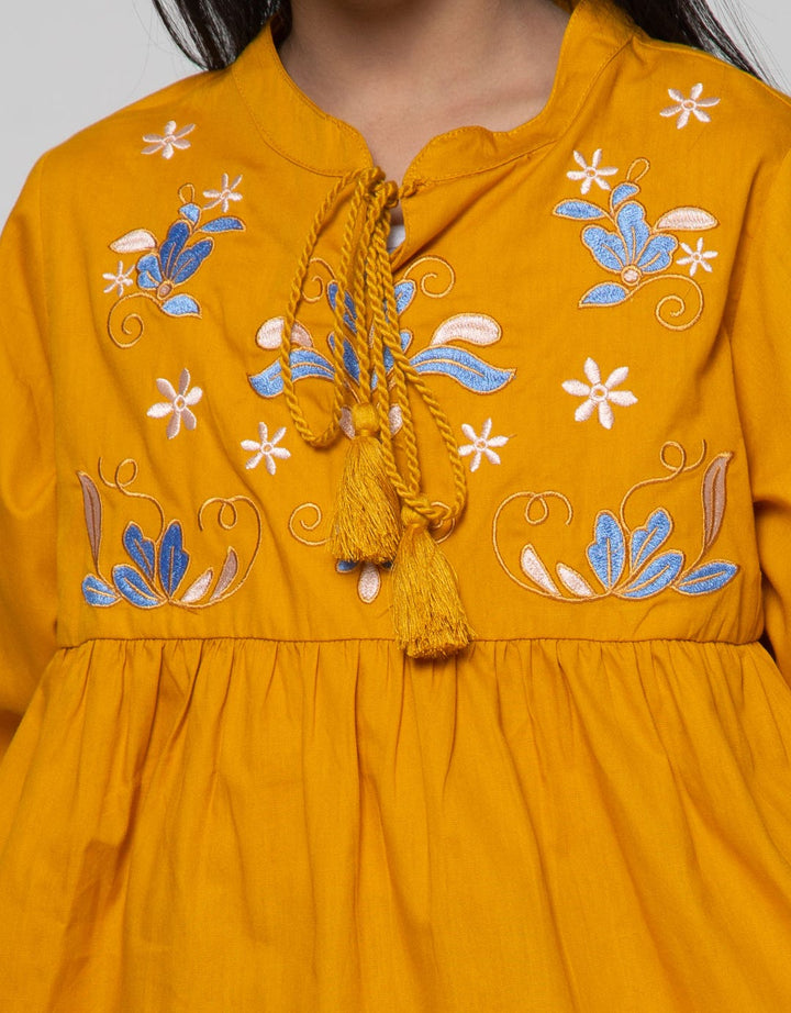 Aero Long Sleeve Blouse Top Woven Ruffle 