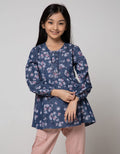 Aero Kids Long Sleeve Blouse Tw Full Print Flower