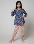 Aero Kids Long Sleeve Blouse Tw Full Print Flower