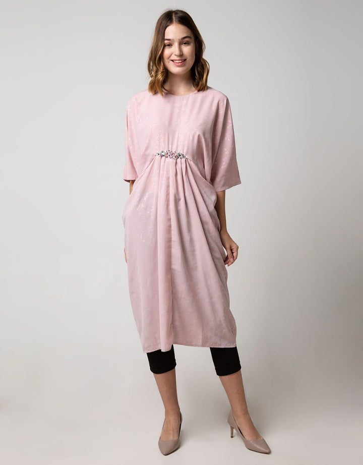 Connexion Kafthan Lebaran Emboss With Batu Waist