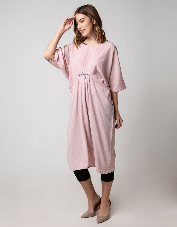 Connexion Kafthan Lebaran Emboss With Batu Waist