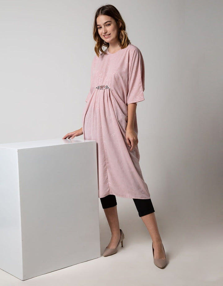 Connexion Kafthan Lebaran Emboss With Batu Waist