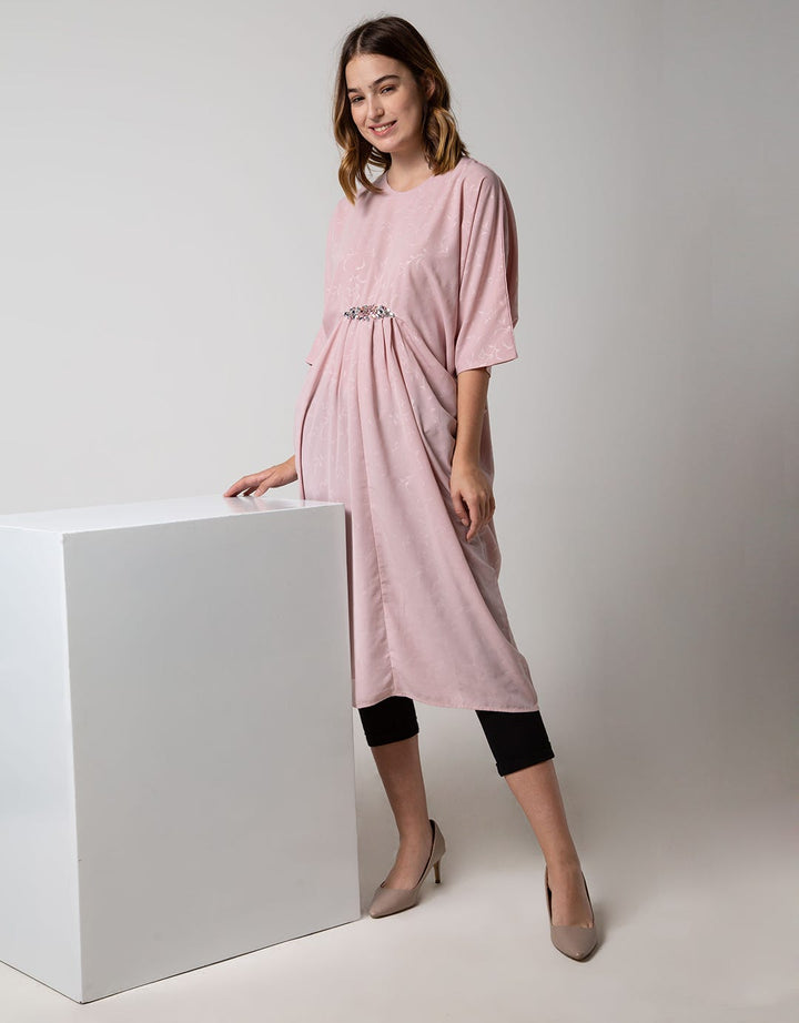 Connexion Kafthan Lebaran Emboss With Batu Waist