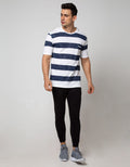 Nevada Short Sleeve T-Shirt Print Big Stripe Men