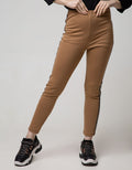 Connexion Casual Long Pants Ponte Knit With Stripes