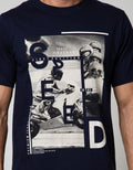 T Zone Short Sleeve T-Shirt Photoprint Motor Cross