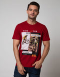 T Zone Short Sleeve T-Shirt Photoprint Motor CroShort Sleeve Extreme Sport