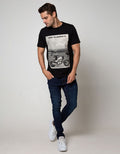 T Zone Short Sleeve T-Shirt Photoprint Motor Cross