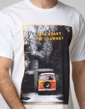 T Zone Short Sleeve T-Shirt Photoprint City Lets Start