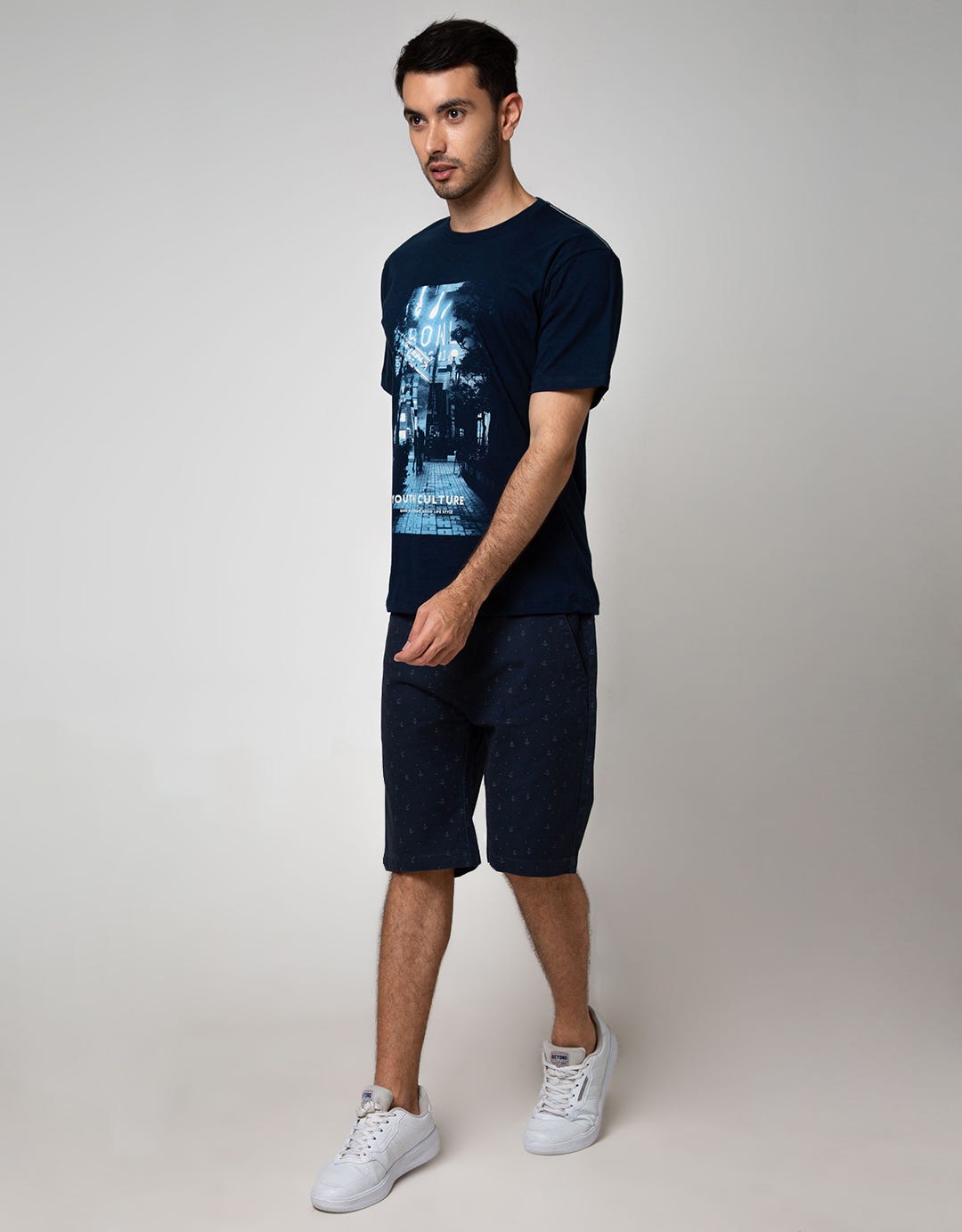 T Zone Short Sleeve T-Shirt Photoprint City Youth Culture