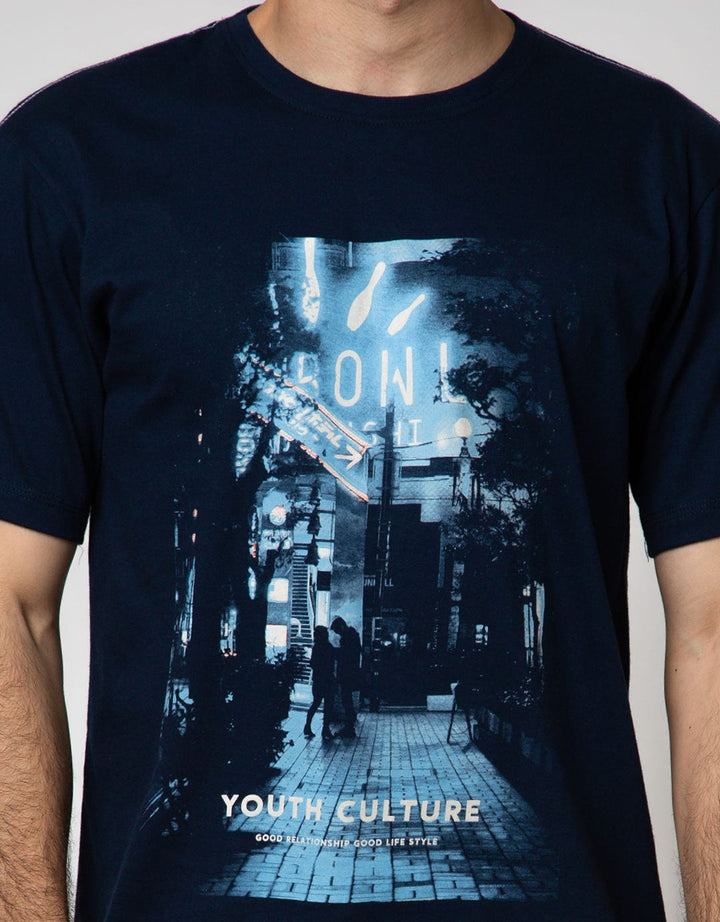 T Zone Short Sleeve T-Shirt Photoprint City Youth Culture