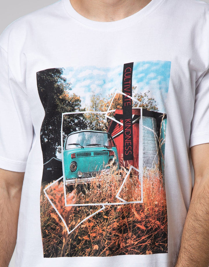 T Zone Short Sleeve T-Shirt Photoprint City Van