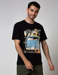 T Zone Short Sleeve T-Shirt Photoprint City Stop Being Afraid