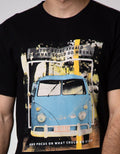 T Zone Short Sleeve T-Shirt Photoprint City Stop Being Afraid