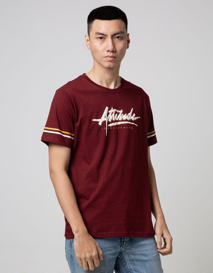 T Zone Short Sleeve T-Shirt Print Slogan Attitude