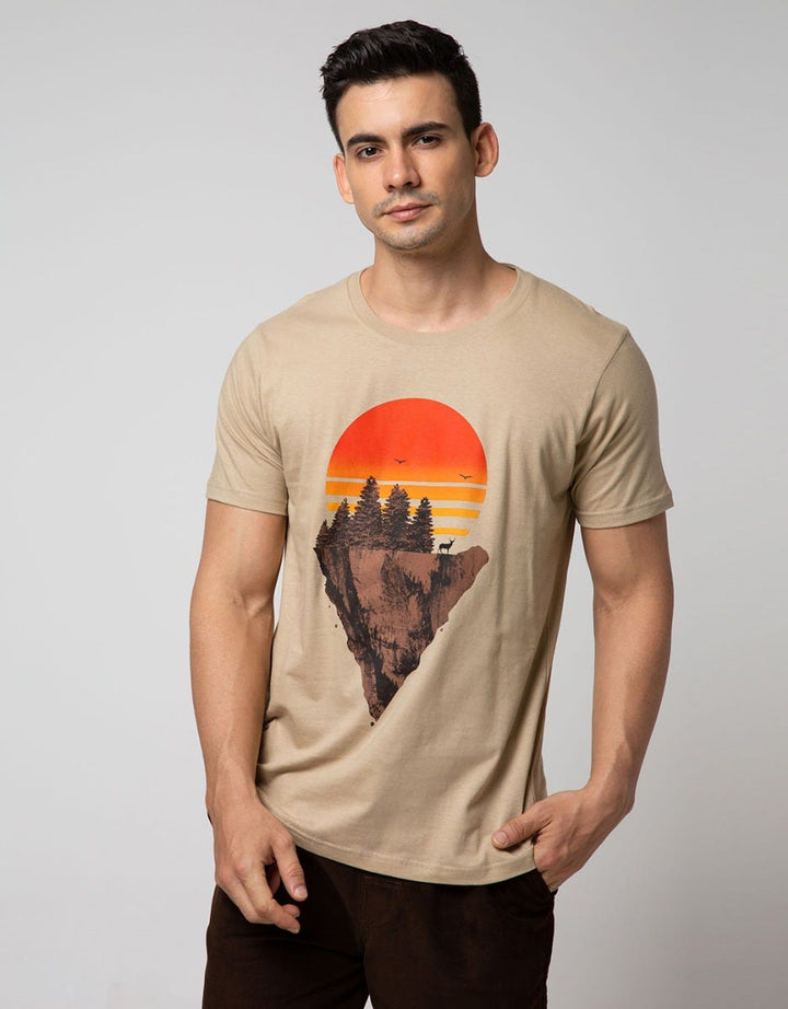 T Zone Short Sleeve T-Shirt Sunset