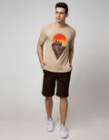 T Zone Short Sleeve T-Shirt Sunset