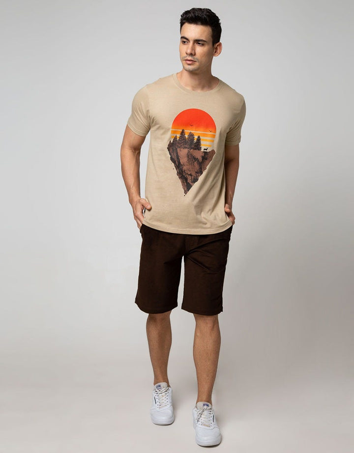 T Zone Short Sleeve T-Shirt Sunset