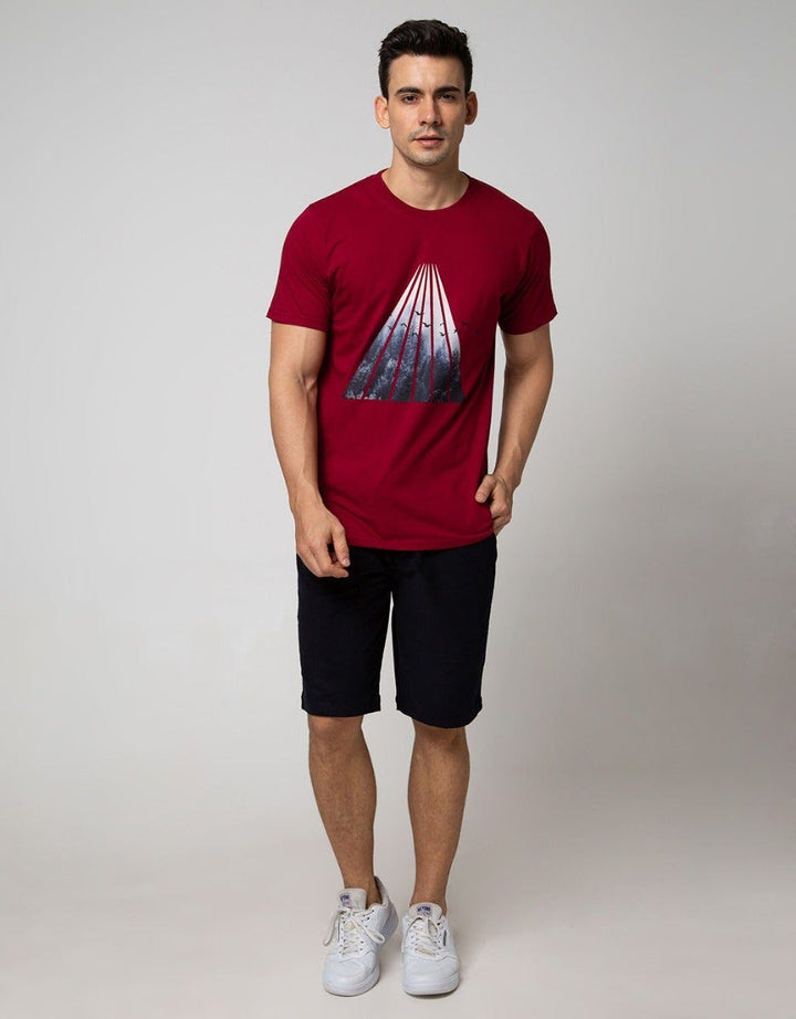 T Zone Short Sleeve T-Shirt Triangle