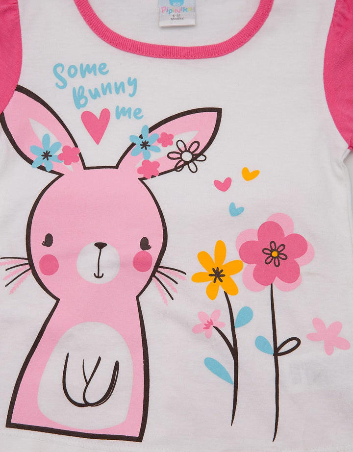 Pipiniko Top - Bottom Set Bunny