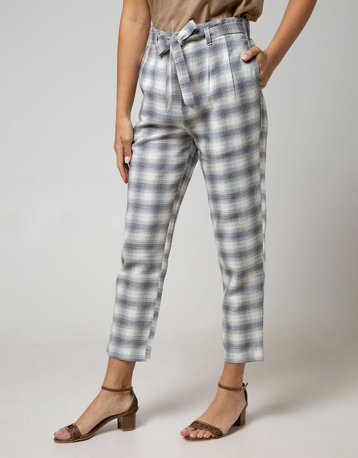 Nevada Chinos Pants Tapered Check