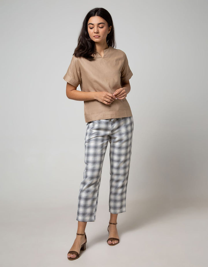 Nevada Chinos Pants Tapered Check