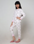Disney Top - Bottom Set Long Sleeve Shirt Long Pants Fullprint Marie