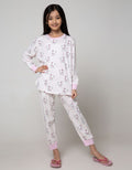 Disney Top - Bottom Set Long Sleeve Shirt Long Pants Fullprint Marie
