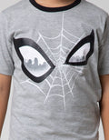 Marvel Top - Bottom Set Short Sleeve T-shirt Long Pants Spiderman Eye