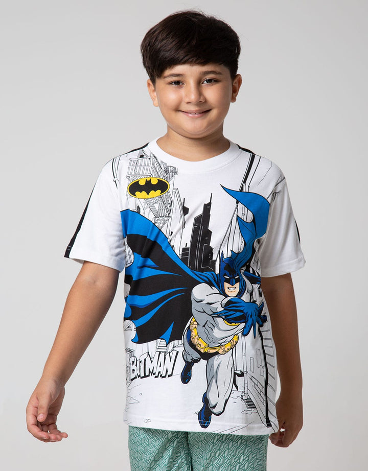 Character Short Sleeve T-Shirt Batman Fly City B