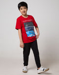 Character Batman Logo Small Right Long Pants Knit