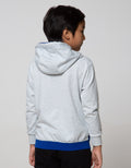 Character Sweater Superman Hood Logo