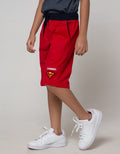 Character Superman Logo Embroidery Towel Short Pants