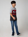 Marvel Short Sleeve T-Shirt Spider Eyes Cut Sewn