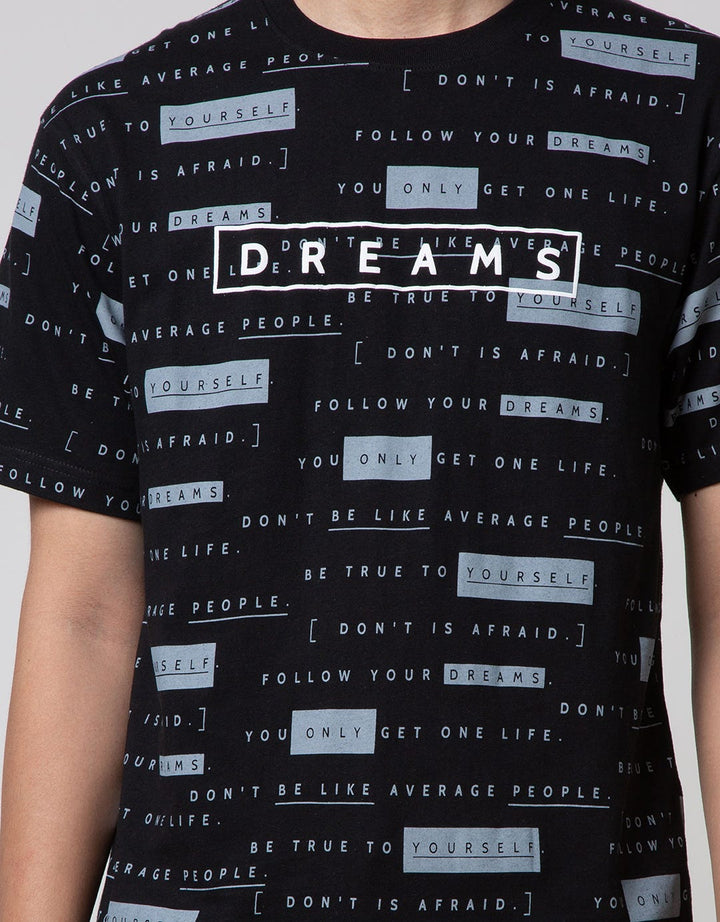 T Zone Short Sleeve T-Shirt Fullprint Dreams