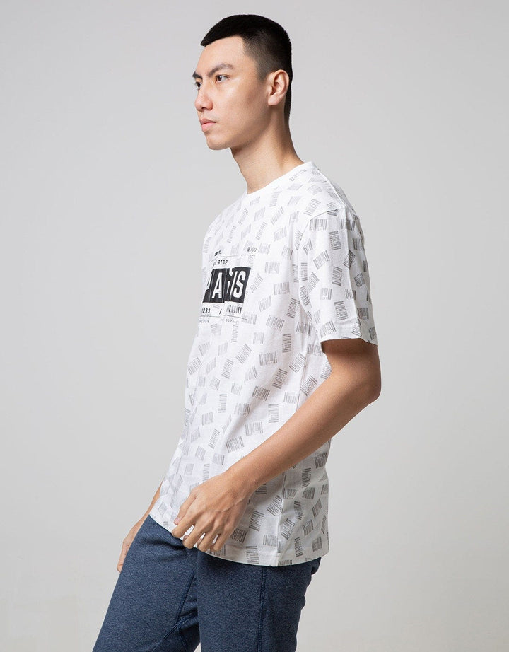 T Zone Short Sleeve T-Shirt Fullprint Paris