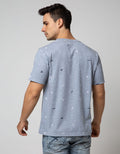 T Zone Short Sleeve T-Shirt Fullprint Aop Pocket Origami