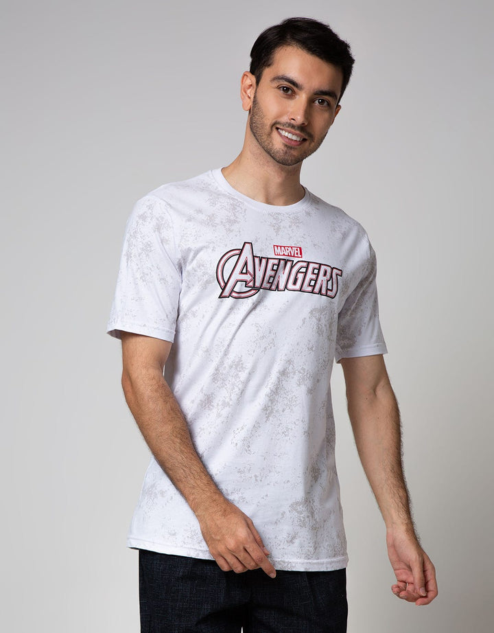 Marvel Avengers Font Short Sleeve T-Shirt
